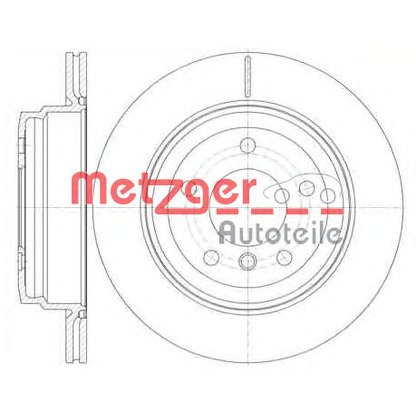 Photo Disque de frein METZGER 697710