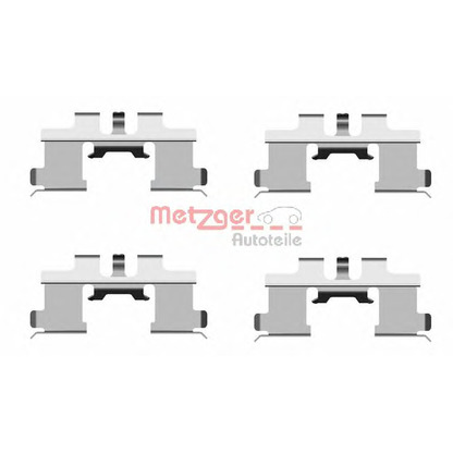 Photo Accessory Kit, disc brake pads METZGER 1091677