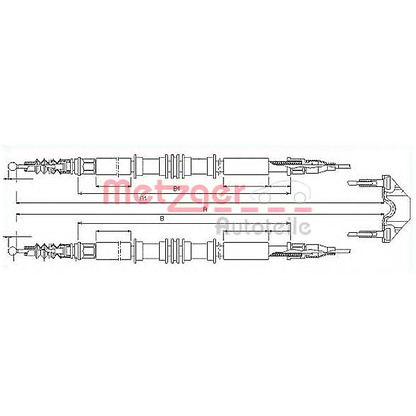 Foto Seilzug, Feststellbremse METZGER 115858