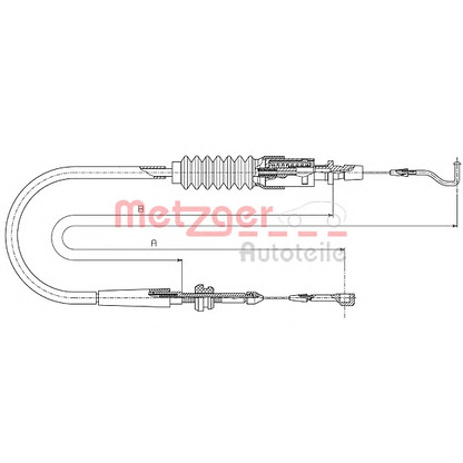 Photo Câble d'accélération METZGER 144304