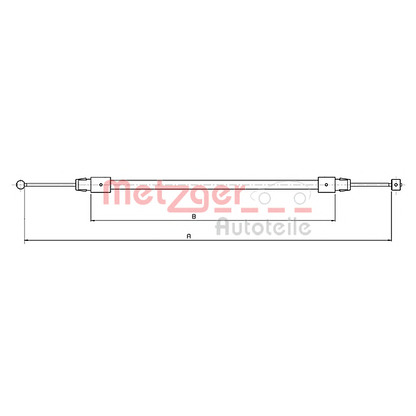 Foto Seilzug, Feststellbremse METZGER 107633