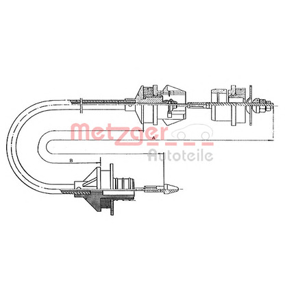 Photo Clutch Cable METZGER 112242