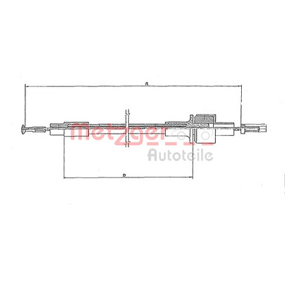 Photo Clutch Cable METZGER 112431