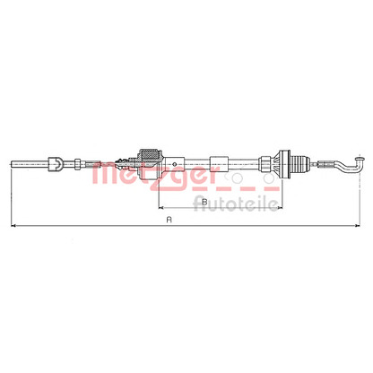 Photo Clutch Cable METZGER 112531