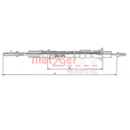 Photo Clutch Cable METZGER 11261