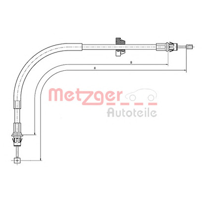 Foto Seilzug, Feststellbremse METZGER 115571