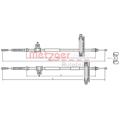 Foto Seilzug, Feststellbremse METZGER 105359