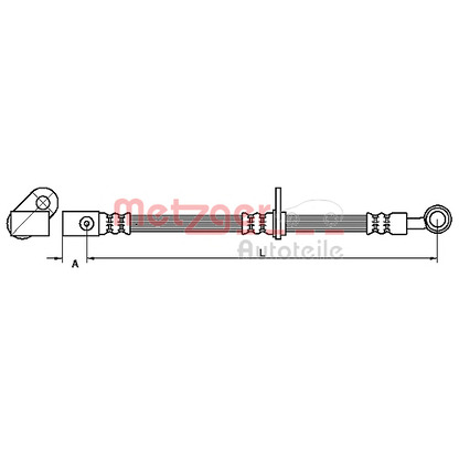 Photo Brake Hose METZGER 4115199