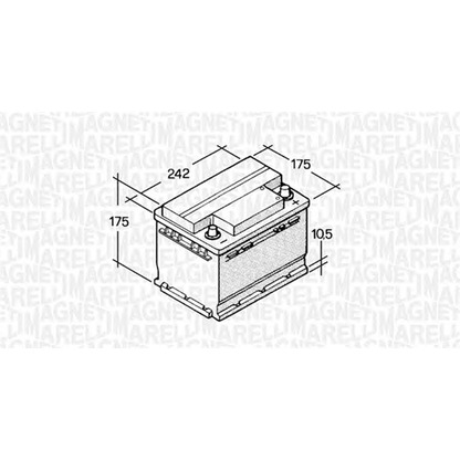 Photo Starter Battery MAGNETI MARELLI 067129000003