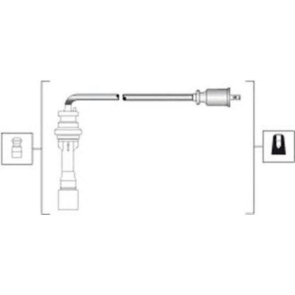 Zdjęcie Zestaw przewodów zapłonowych MAGNETI MARELLI 941318111290