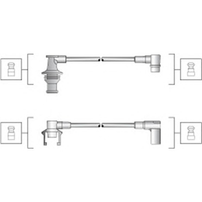 Foto Juego de cables de encendido MAGNETI MARELLI 941145260723