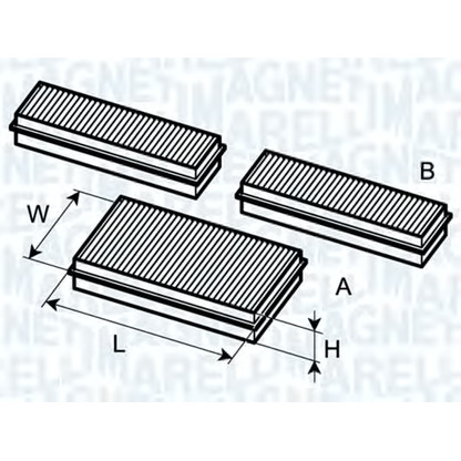 Foto Filter, Innenraumluft MAGNETI MARELLI 350203061780