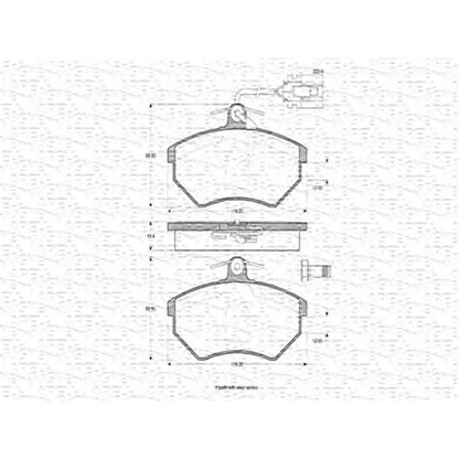 Photo Brake Pad Set, disc brake MAGNETI MARELLI 363702160364