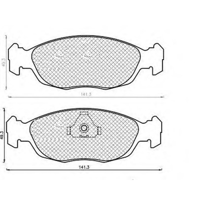 Photo Brake Pad Set, disc brake MAGNETI MARELLI 430216170317