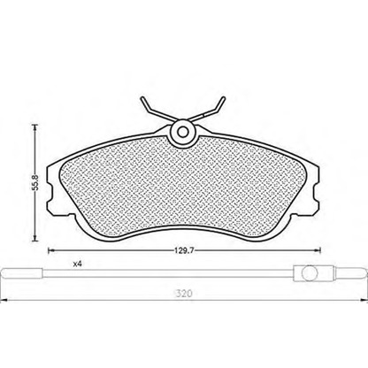 Photo Brake Pad Set, disc brake MAGNETI MARELLI 430216170450