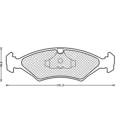 Foto Bremsbelagsatz, Scheibenbremse MAGNETI MARELLI 430216171016