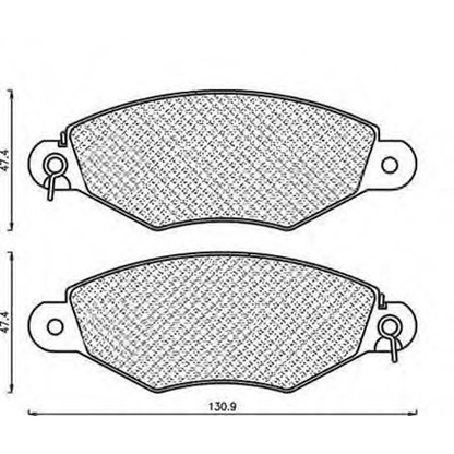 Foto Kit pastiglie freno, Freno a disco MAGNETI MARELLI 430216171040