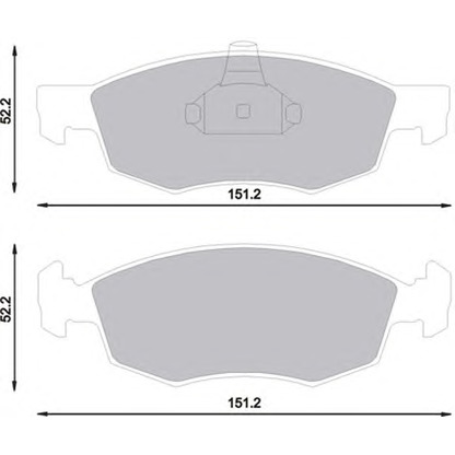 Photo Kit de plaquettes de frein, frein à disque MAGNETI MARELLI 430216171186