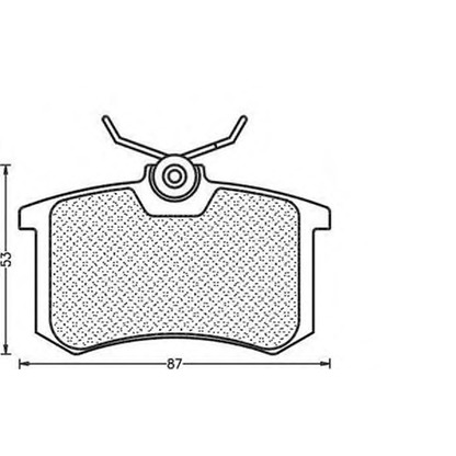 Photo Brake Pad Set, disc brake MAGNETI MARELLI 430216171256