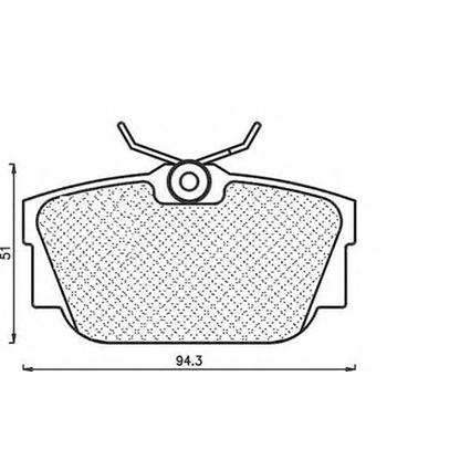 Photo Kit de plaquettes de frein, frein à disque MAGNETI MARELLI 430216171266