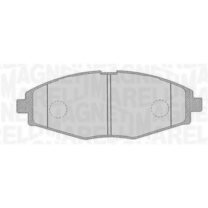 Zdjęcie Zestaw klocków hamulcowych, hamulce tarczowe MAGNETI MARELLI 363916060164