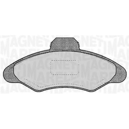 Photo Brake Pad Set, disc brake MAGNETI MARELLI 363916060246