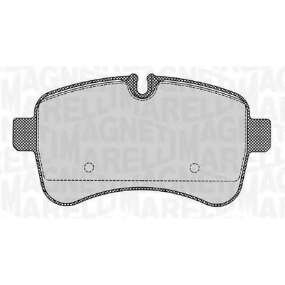 Photo Brake Pad Set, disc brake MAGNETI MARELLI 363916060284