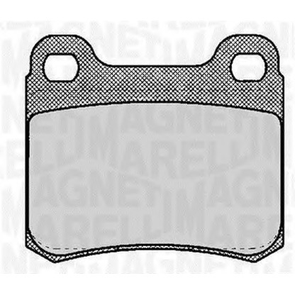 Photo Brake Pad Set, disc brake MAGNETI MARELLI 363916060304