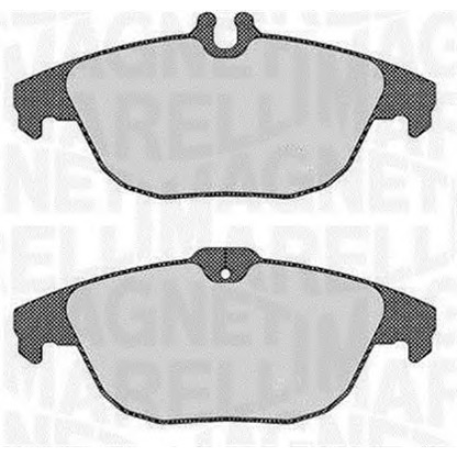 Photo Brake Pad Set, disc brake MAGNETI MARELLI 363916060314