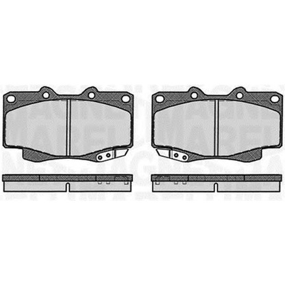 Foto Kit pastiglie freno, Freno a disco MAGNETI MARELLI 363916060495