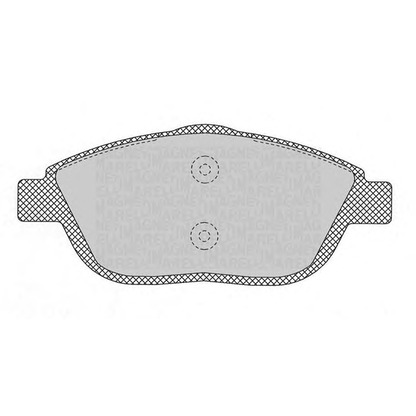 Photo Brake Pad Set, disc brake MAGNETI MARELLI 363916060697