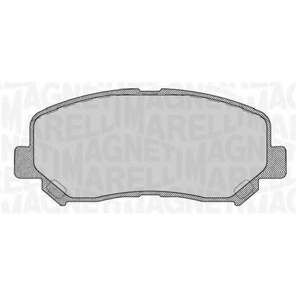 Photo Brake Pad Set, disc brake MAGNETI MARELLI 363916060710