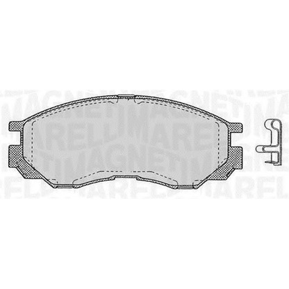 Foto Kit pastiglie freno, Freno a disco MAGNETI MARELLI 363916060810