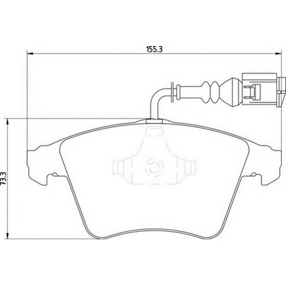 Foto Bremsbelagsatz, Scheibenbremse MAGNETI MARELLI 363700201457