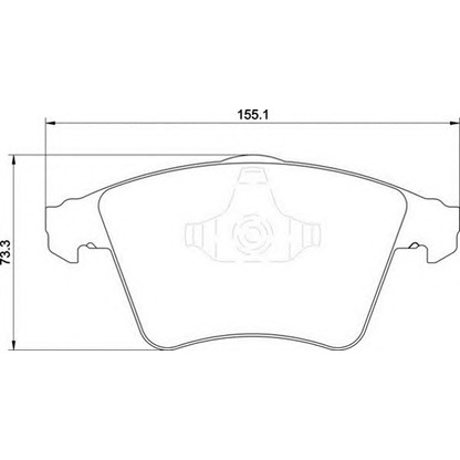 Photo Brake Pad Set, disc brake MAGNETI MARELLI 363700201755