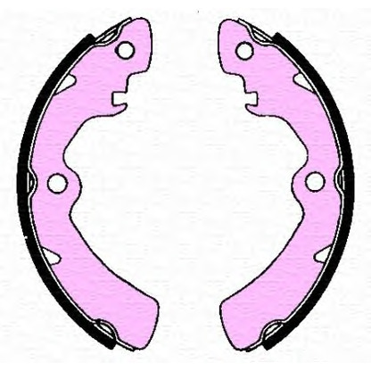 Photo Brake Shoe Set MAGNETI MARELLI 360219192040