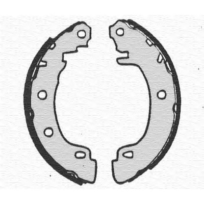 Photo Brake Shoe Set MAGNETI MARELLI 360219192180