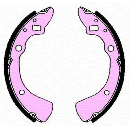 Photo Brake Shoe Set MAGNETI MARELLI 360219196278