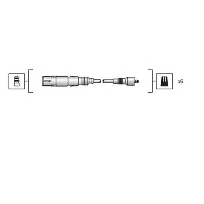 Foto Juego de cables de encendido MAGNETI MARELLI 941318111043