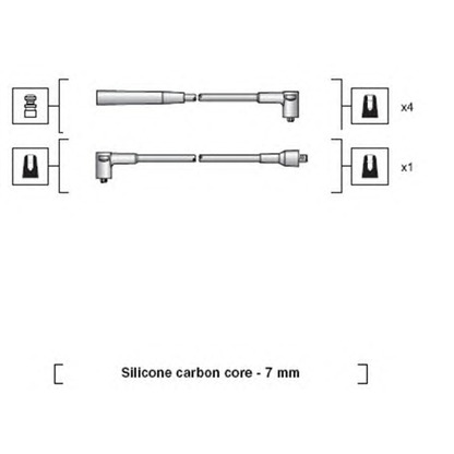 Foto Kit cavi accensione MAGNETI MARELLI 941318111072