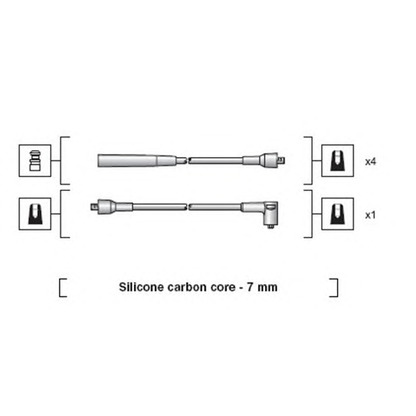 Foto Juego de cables de encendido MAGNETI MARELLI 941318111073