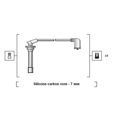 Foto Kit cavi accensione MAGNETI MARELLI 941318111104