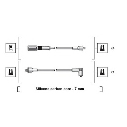 Photo Ignition Cable Kit MAGNETI MARELLI 941318111119