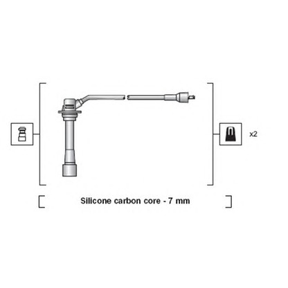 Foto Zündleitungssatz MAGNETI MARELLI 941318111135