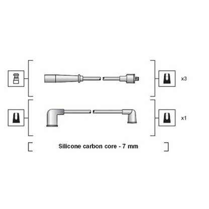 Foto Juego de cables de encendido MAGNETI MARELLI 941318111165