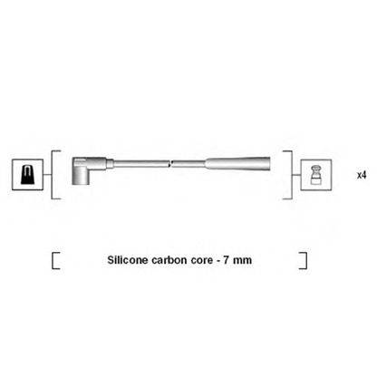 Foto Juego de cables de encendido MAGNETI MARELLI 941085180570