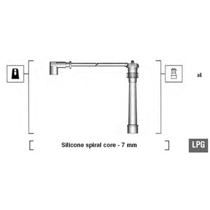 Фото Комплект проводов зажигания MAGNETI MARELLI 941095910629