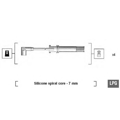 Foto Kit cavi accensione MAGNETI MARELLI 941105280650