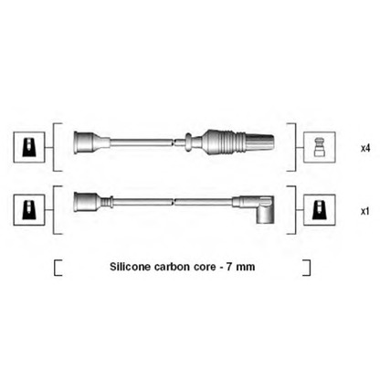 Foto Kit cavi accensione MAGNETI MARELLI 941135020696