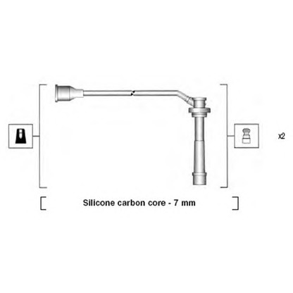 Foto Juego de cables de encendido MAGNETI MARELLI 941285140849